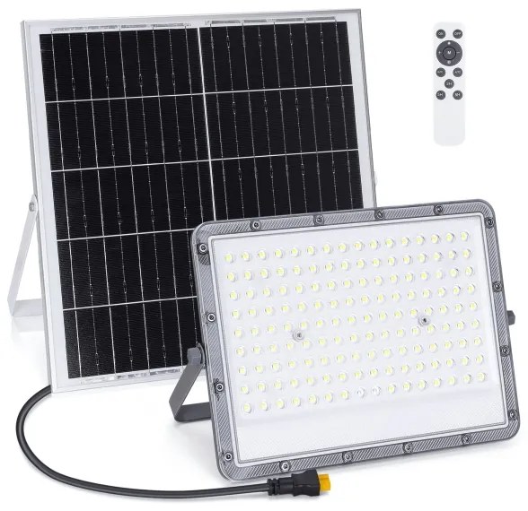Aigostar - Dimmelhető LED napelemes reflektor LED/200W/3,2V IP65 + távirányító