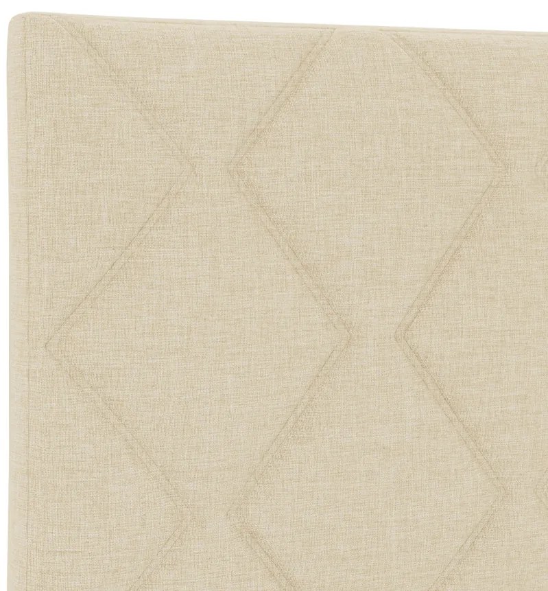 LED Fejvég Gyémánt Blokkok Dizájn Krém 80 cm Textil