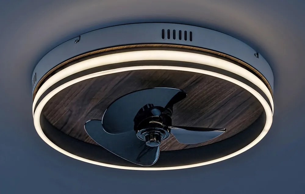 Rábalux FAUSTINE 71016 távirányítós, ventilátoros mennyezeti lámpa, 30W LED, 3000-6500K, 1000 lm