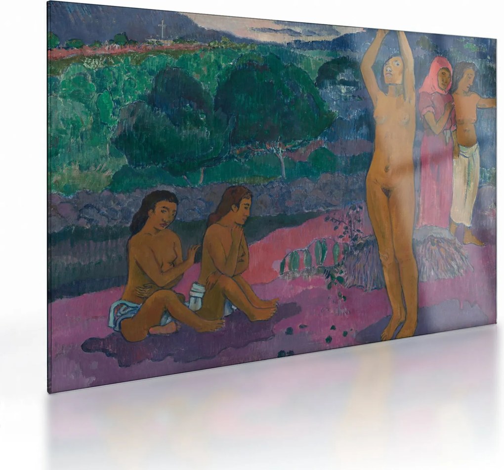 Üveg kép - Paul Gauguin, The Invocation, reprodukciók (70x50 cm)