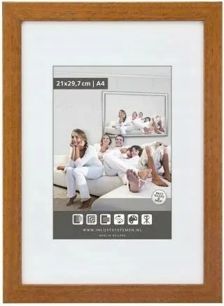 Gallery cseresznyefa képkeret 30x30cm Plexi