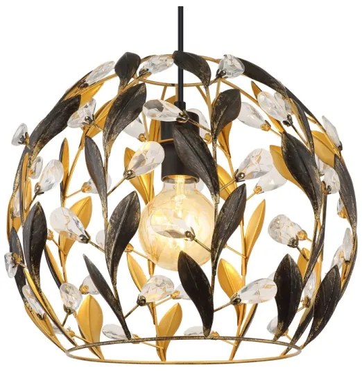 Globo 15759H - Csillár zsinóron MIKA 1xE27/40W/230V átm. 40 cm