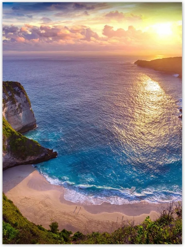 Poszterek 100x135 Naplemente a tengerparton