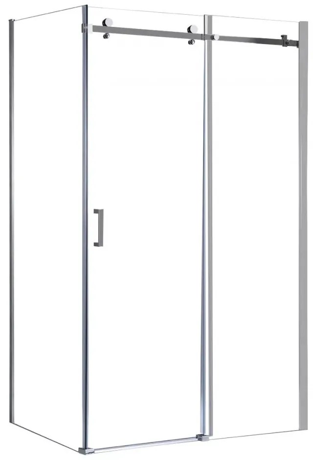 Bold-in 80x120 cm aszimmetrikus zuhanykabin zuhanytálca nélkül