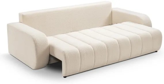 DESIO kinyitható háromszemélyes kanapé, bézs