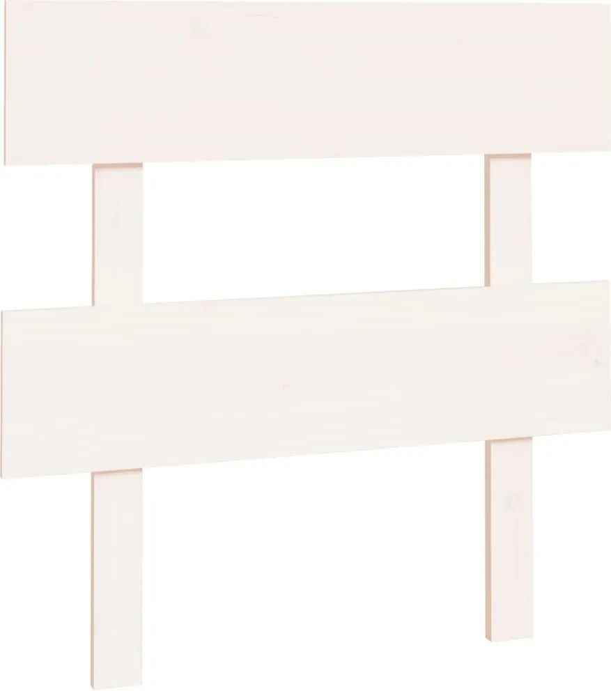 vidaXL fehér tömör fenyőfa ágyfejtámla 93,5 x 3 x 81 cm