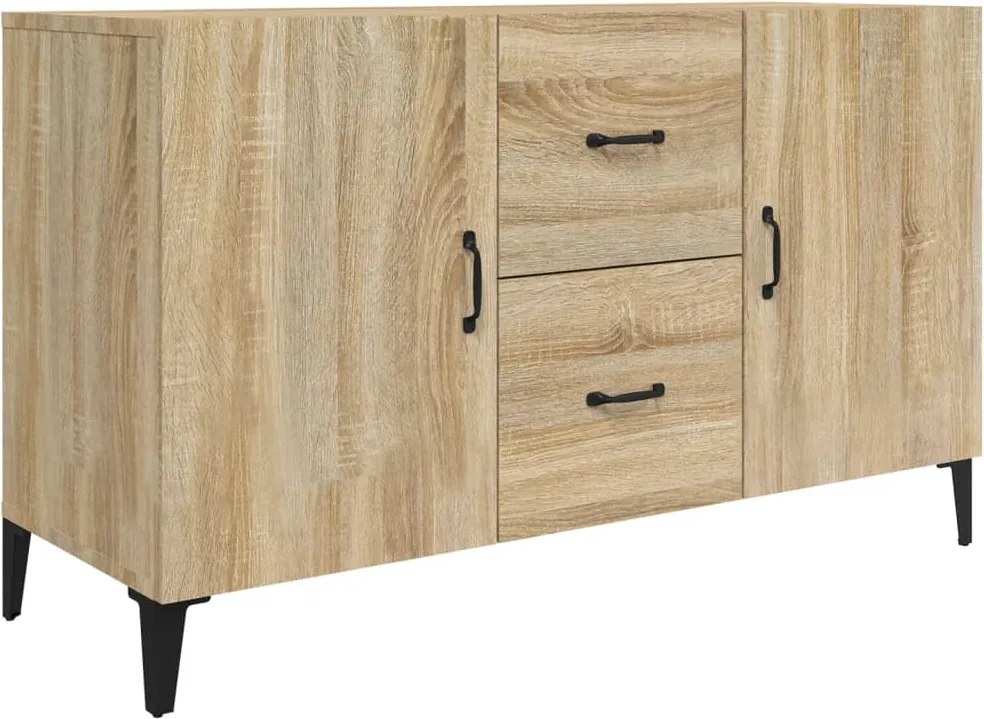 vidaXL sonoma tölgy színű szerelt fa tálalószekrény 100 x 36 x 60 cm