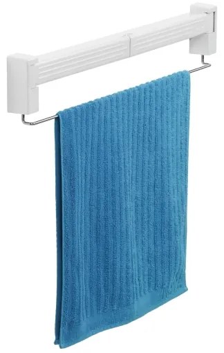 WENKO 3770013100 - Ruhaszárító BUTTERFLY 70x13,5 cm ezüst/fehér