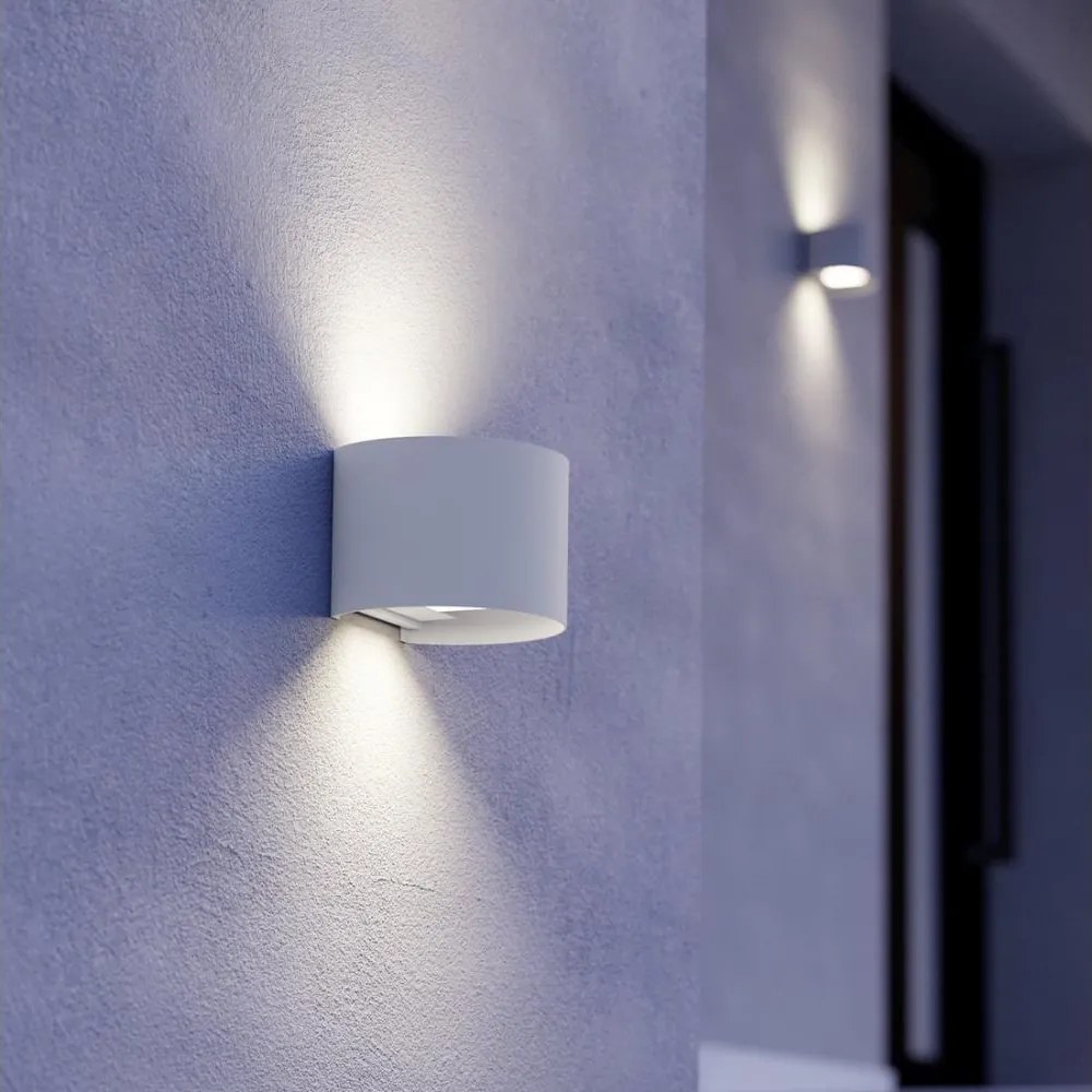 Eglo 901843 - LED kültéri fali lámpatest CALPINO 2xLED/2,8W/230V IP54 fehér