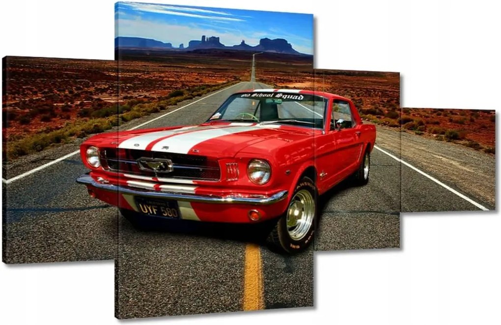 Képek 130x80 Piros Ford Mustang Usa