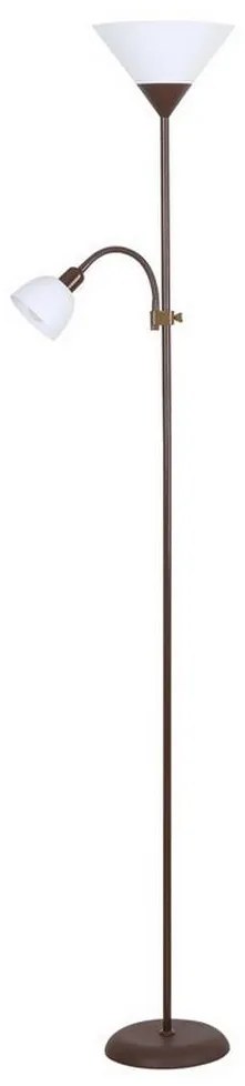 Rabalux 4188 - Állólámpa ACTION 1xE27/100W+1xE14/25W/230V barna