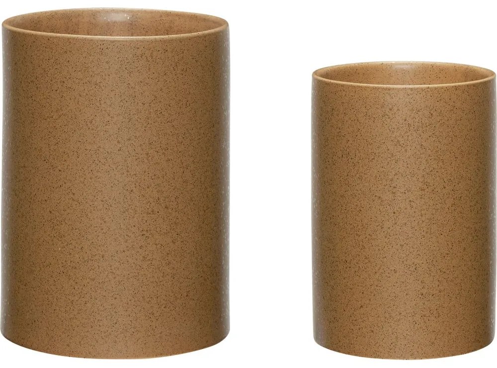 Kerámia virágcserép készlet 2 db-os ø 18 cm Edna – Hübsch