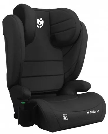 Gyerekülés állítható fejtámla, pohártartó ISOFIX 100-150cm I-size fekete
