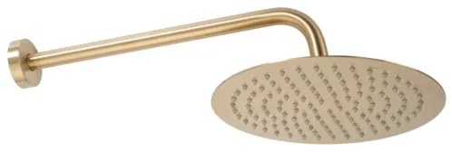 REA-P8551 - LUNGO termosztátos zuhanyszett rejtett csapteleppel, szálcsiszolt arany