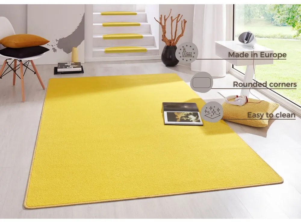 Sárga szőnyeg 160x240 cm Fancy – Hanse Home