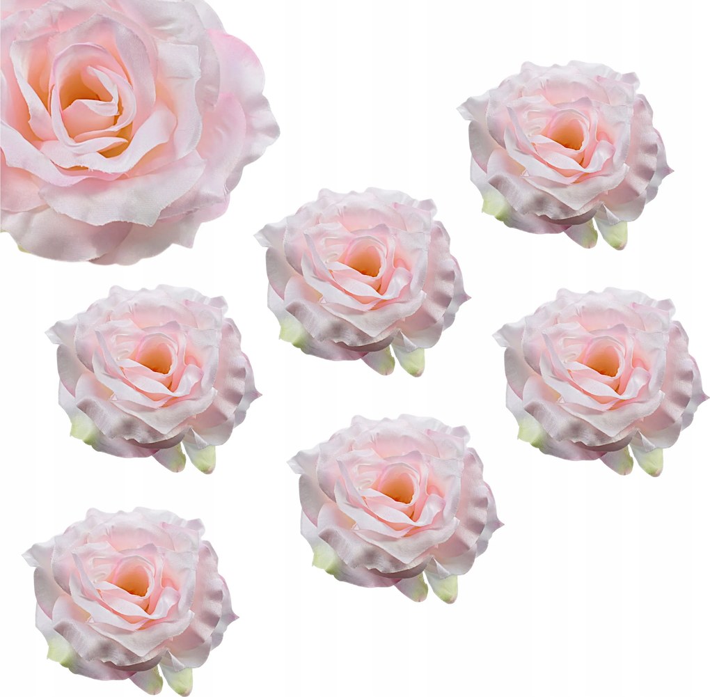 Rózsa Mesterséges Fej Mesterséges Termék Mint Élő VIP6438-ANB107 6 db