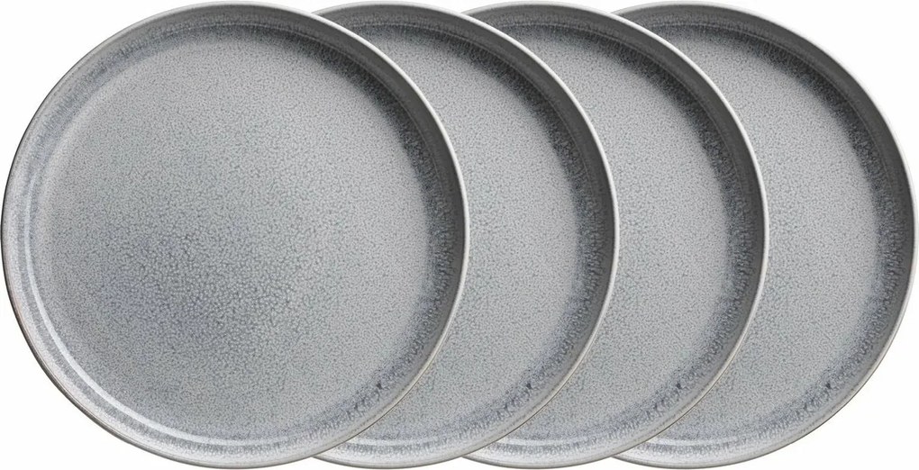 Mäser Desszert tányér szett 4 db AQUATA – 21 cm,szürke