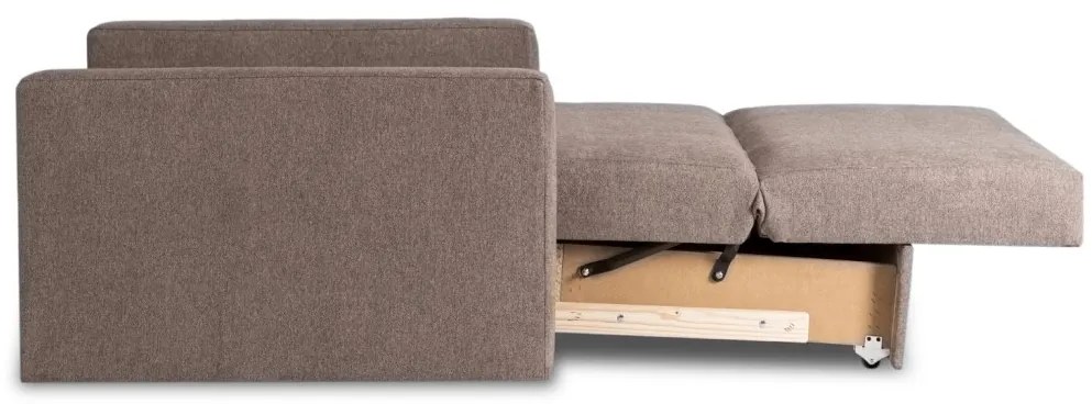 Ágyazható Fotel Barnás-Bézs Színben. MILAN 1