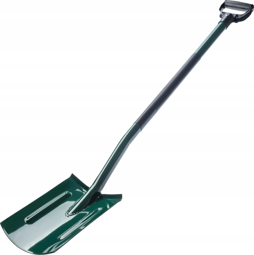 Lapát Ásó Egyenes 118cm Fém Kerti Ergonomikus Robusztus