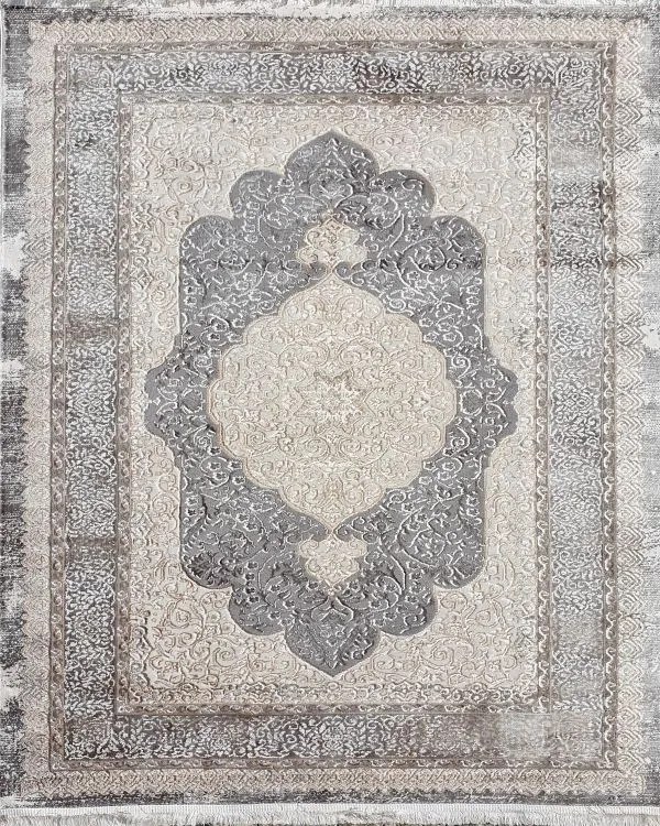 RÖVID BOLYHOS SZŐNYEG LUXESS SZÜRKE 27020A Méretek: 120 x170