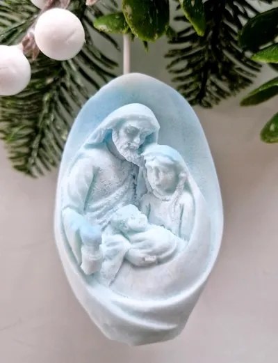 Szójagyertya Szent Család, Betlehem, Karácsony, Karácsonyi ének szett