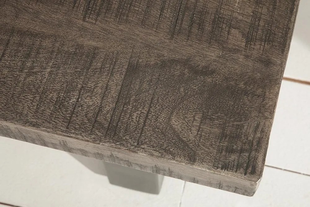 Dohányzóasztal Thunder II 100 cm szürke mangó