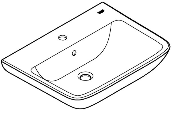 GROHE 39950000 - START EDGE mosdó 600 × 448 mm kerámia/fehér