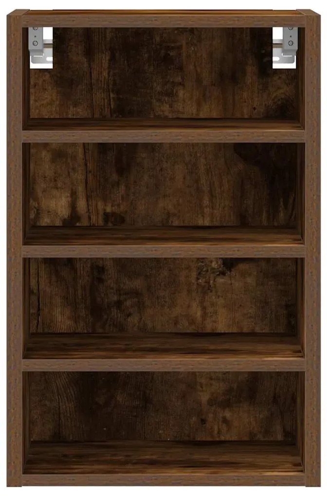 füstös tölgy színű szerelt fa függőszekrény 40x29,5x60 cm