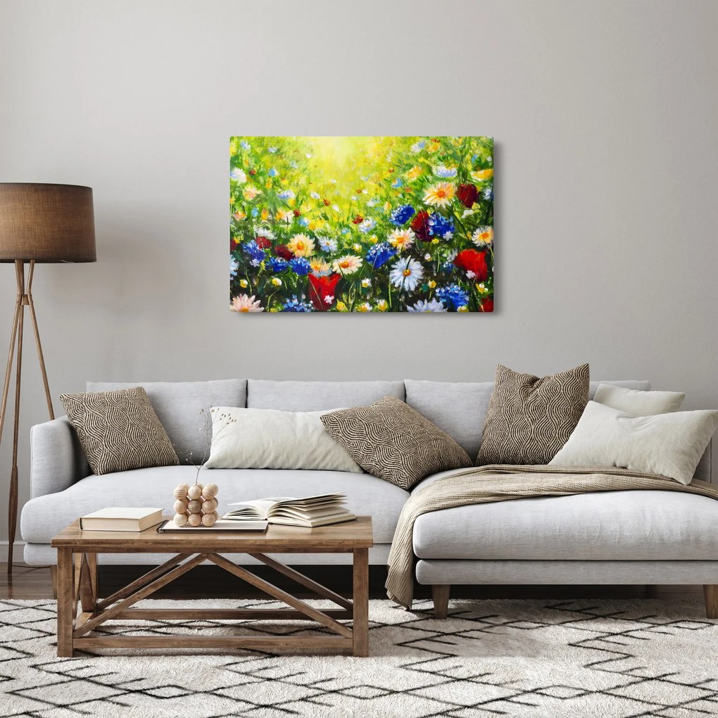 Vadvirágok képe (90x60 cm)