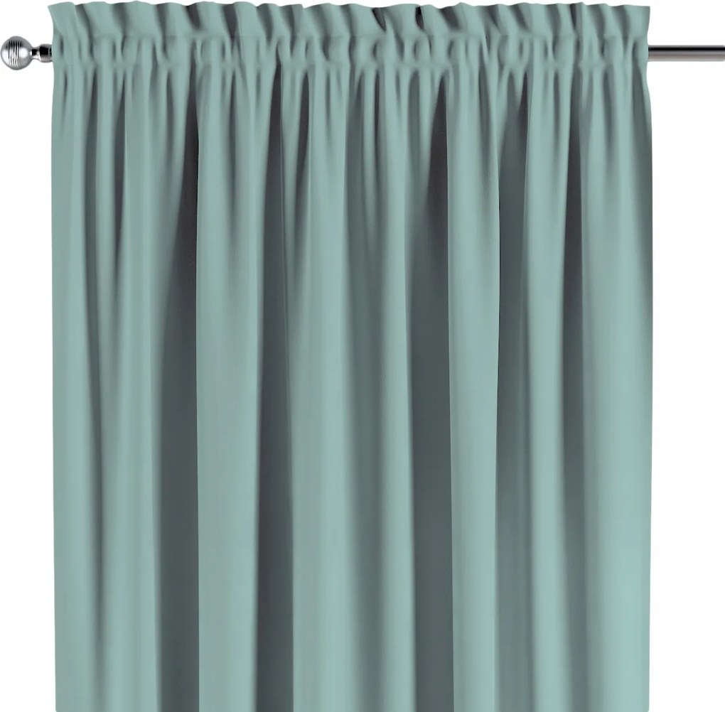 Dekoria Csatornafüggöny frufruval 1 db 130x245cm kék árnyalatok