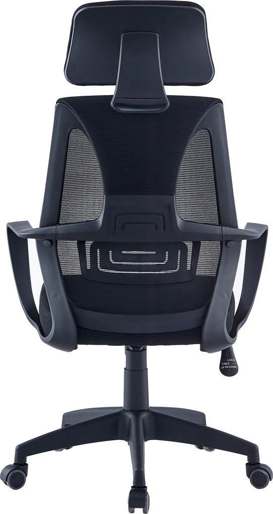 Irodai szék, fekete szövet, TAXIS NEW