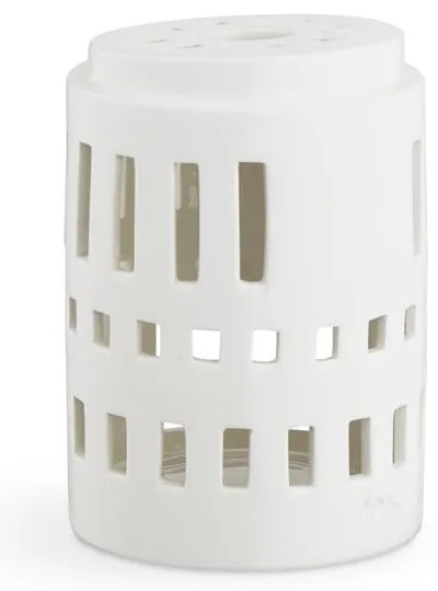 Urbania Lighthouse Little Tower fehér kerámia gyertyatartó - Kähler Design
