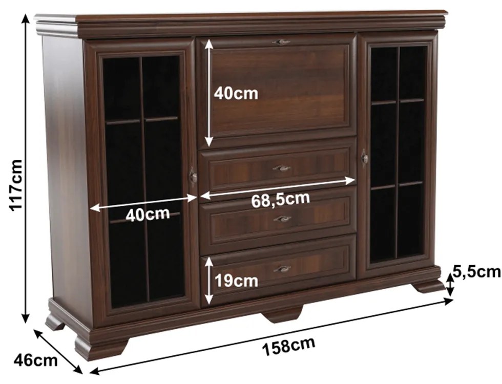 KORA KK6 komód, szamoai király