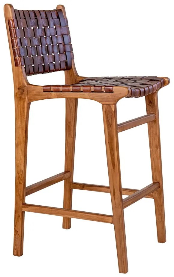 Barna teakfa bárszék 101 cm Perugia – House Nordic