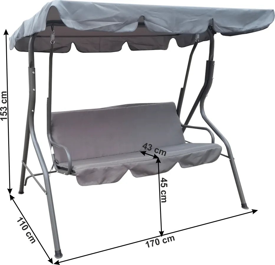 Kerti hinta, szürke, VARELA