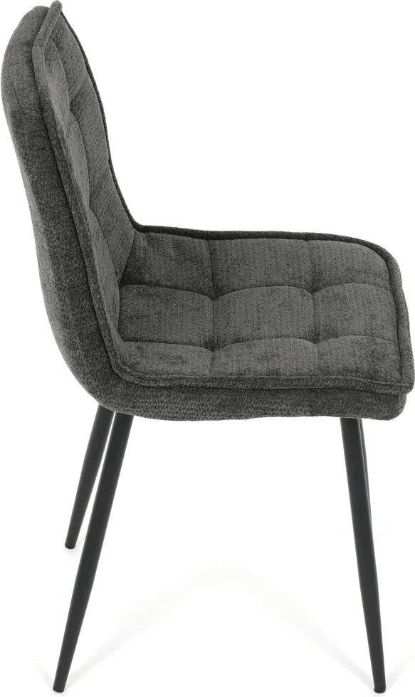 Étkezőszék szürke szövet kárpittal. CT-G2048 GREY2.