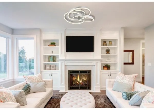 Globo 67163-56 - LED Dimmelhető mennyezeti lámpa HERWIG LED/56W/230V + távirányító