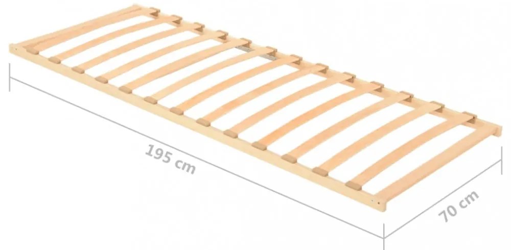 13 léces ágyrács 70 x 200 cm