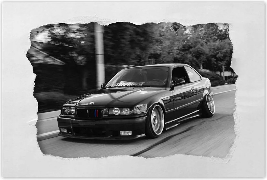 Poszterek 120x80 Bmw 3 Hármas Buma Klasszikus autó Daily Car