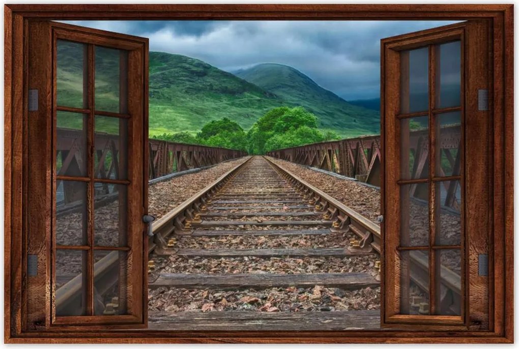 Poszterek 120x80 Vasúti híd