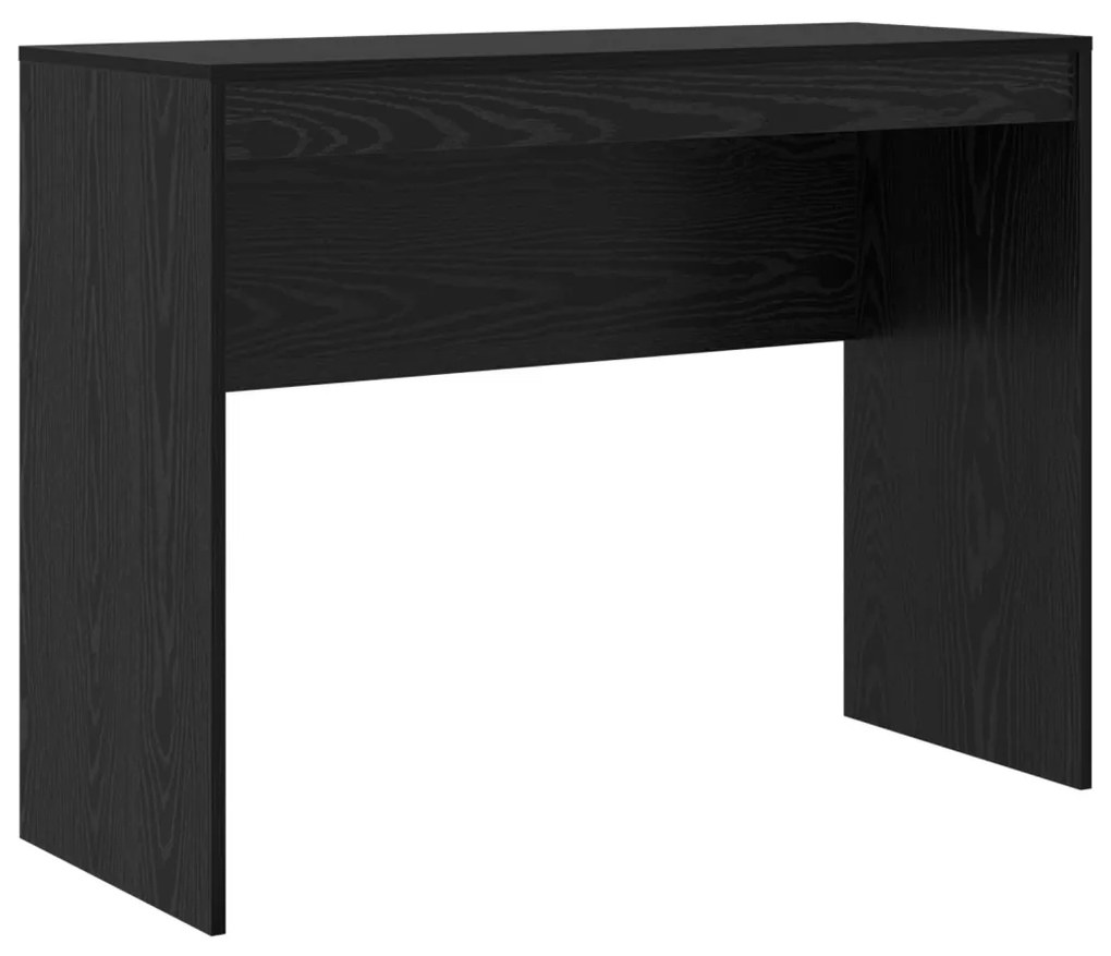 vidaXL Fekete tölgy íróasztal Fekete tölgy Mérnöki fa 100 x 40 x 76 cm