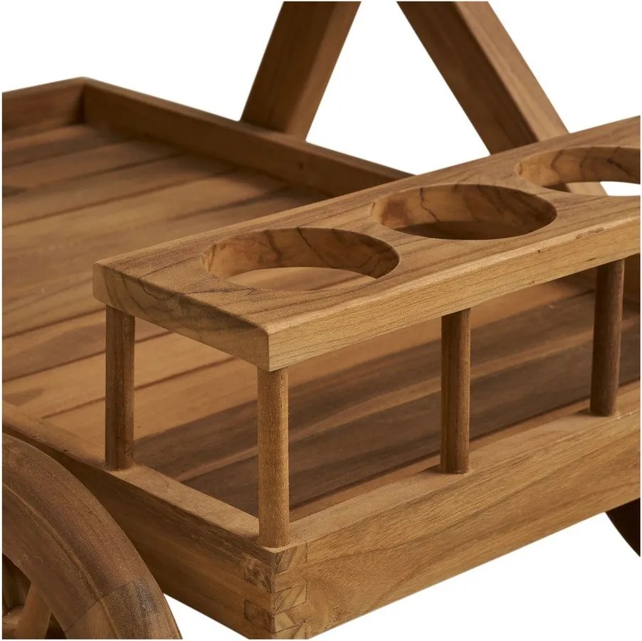 Tömörfa zsúrkocsi 50x86 cm Pasaku – House Nordic