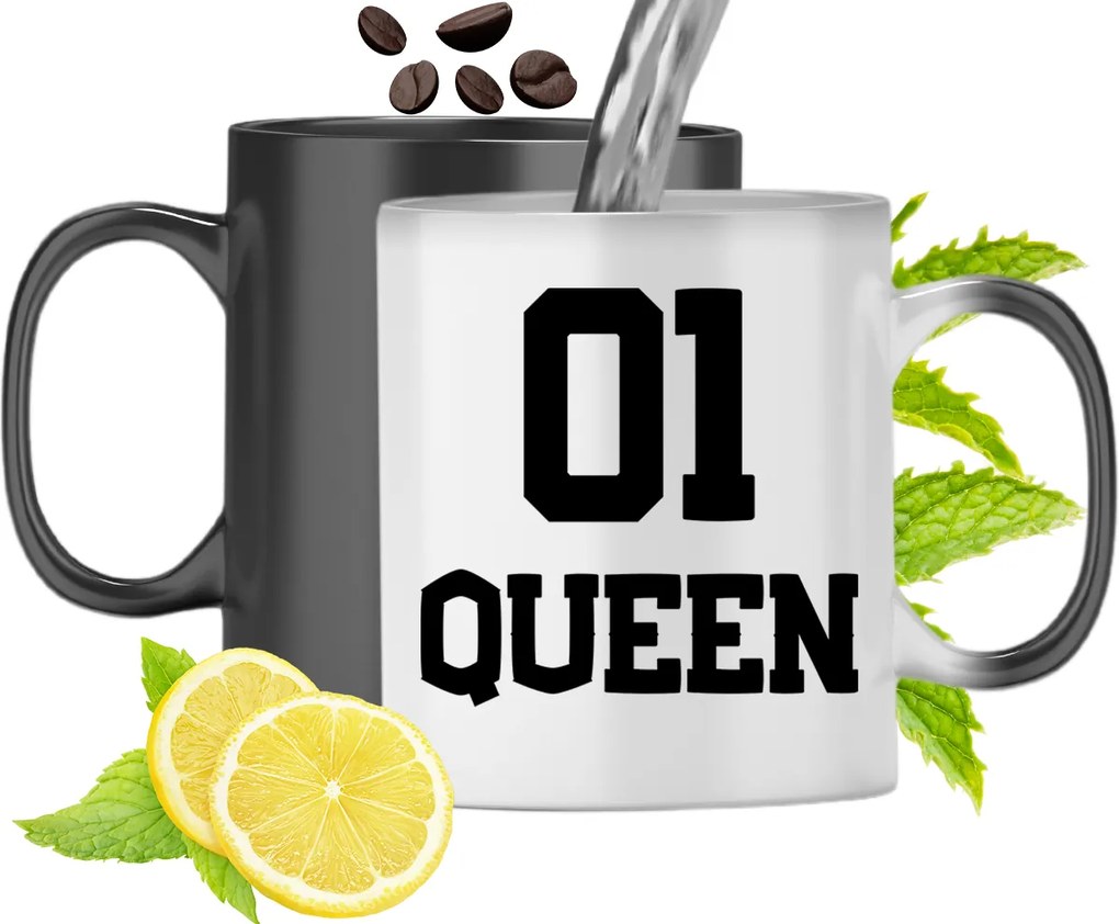 Mágikus Bögre Lányának Színváltós, fényképes nyomattal