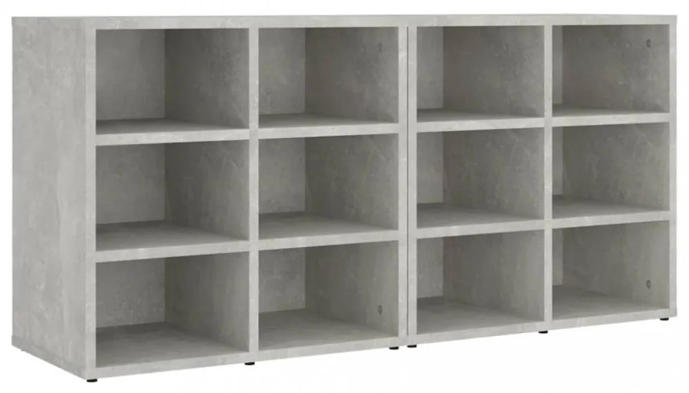 2 db betonszürke cipősszekrény 52,5 x 30 x 50 cm