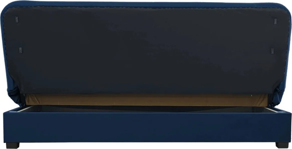 Zestaw 2x Wersalka Rozkładana PIANO Granatowa Welurowa