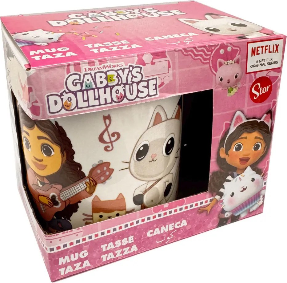 Gabi babaháza Music porcelán bögre 235 ml (8 oz) Díszdobozban
