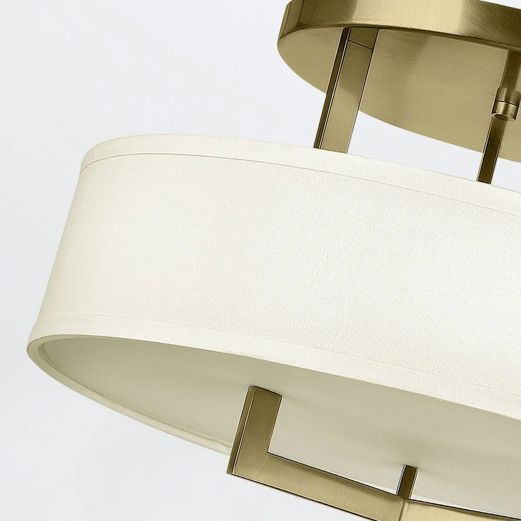 Hinkley lighting klasszikus mennyezeti lámpa hampton fehér sárgaréz elshk-hampton-sf-bb