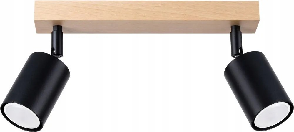 Világító szalag fa betéttel Verdo 2xGU10 SL.1291 Sollux