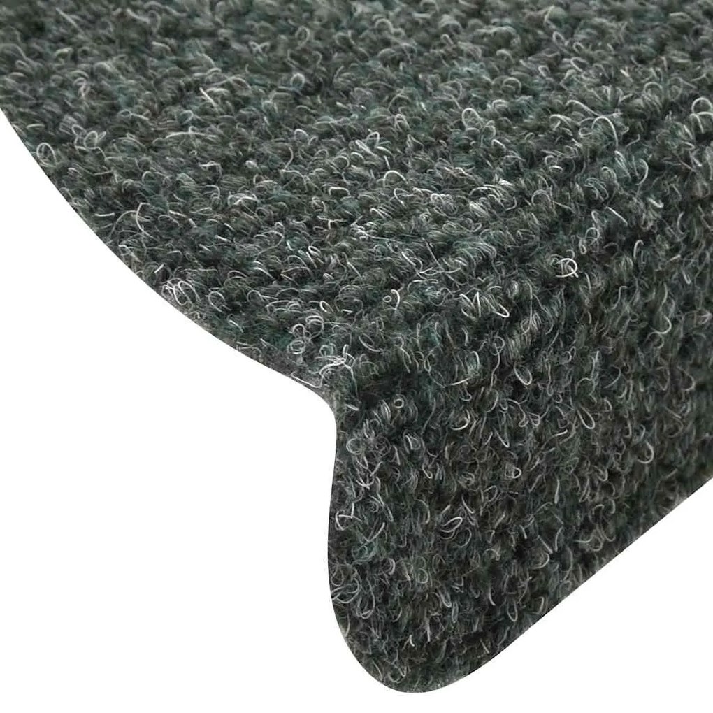30 db zöld öntapadó lépcsőszőnyeg 56 x 17 x 3 cm