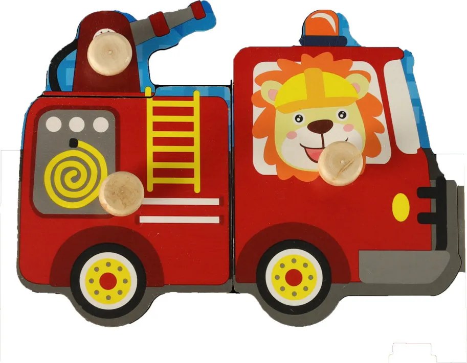 Fa puzzle tűzoltóság